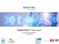 Lancement officiel de l’initiative Digital Talent Communiqué de presse