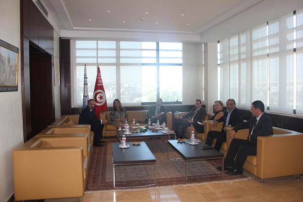 Coopération : entretien O. Bouchamaoui et P. Bergamini, nouvel ambassadeur  de l’UE à Tunis 