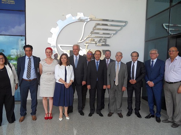 Une délégation de la chambre arabo-allemande de commerce et d’industrie «  GHORFA » à l’UTICA