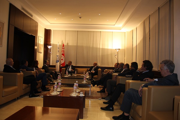 Le président de l'UTICA reçoit une délégation du Parti « Au cœur de la Tunisie »