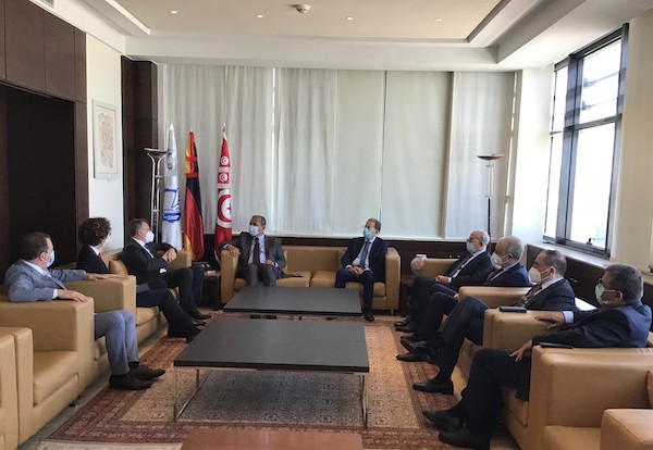 Le Président de l’UTICA reçoit l'Ambassadeur d'Allemagne en Tunisie